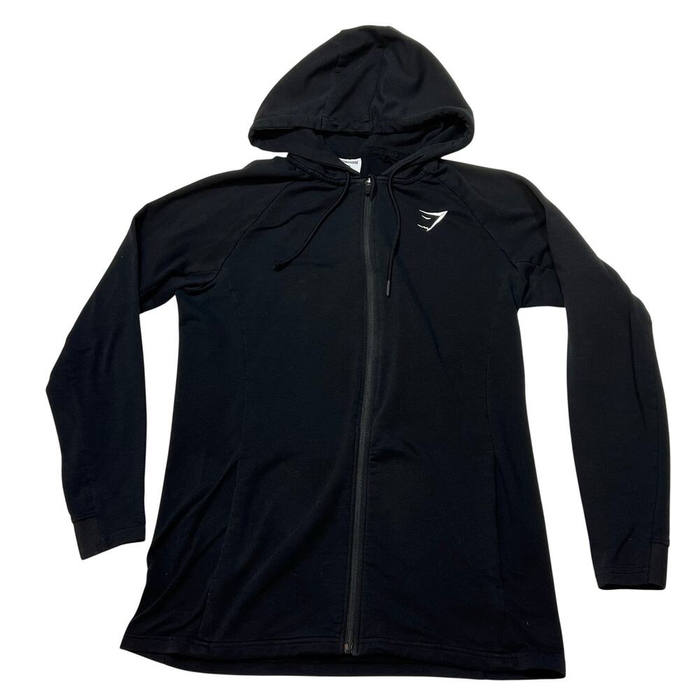 Gymshark Training Full Zip Hoodie Sweatshirt Athletic Gym Jacket Black M
